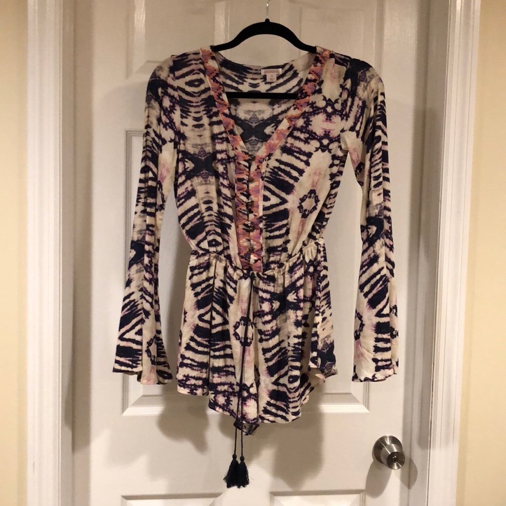 NWOT Tie Dye Romper